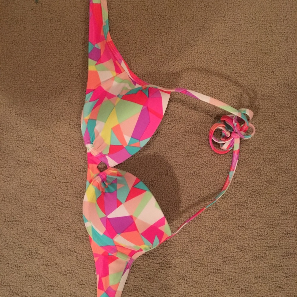 Multi-Color Bikini Top